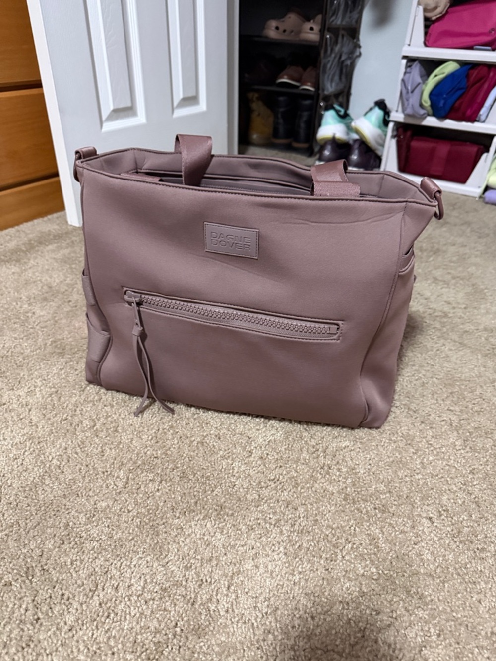Dagne Dover Dusty Mauve Tote Bag